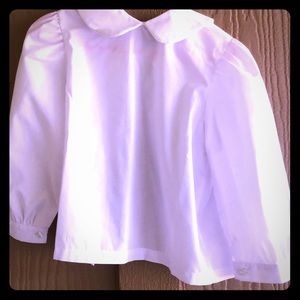 Classic White Peter Pan Collar Shirt